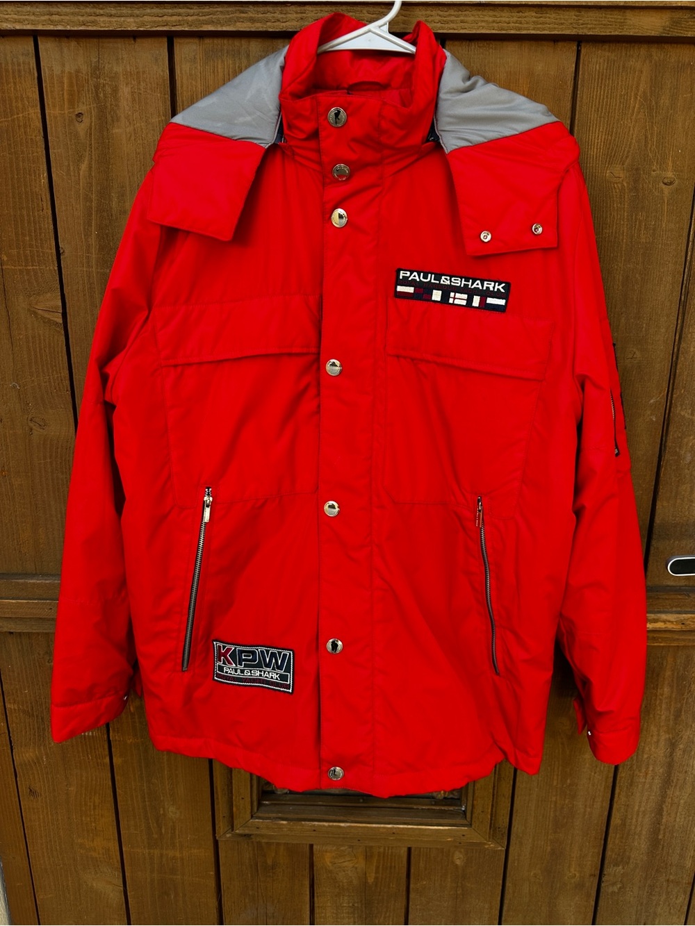 Men’s Rare Paul&Shark Red Kipawa Vintage Yachting Royal Yacht Club Jacket XL